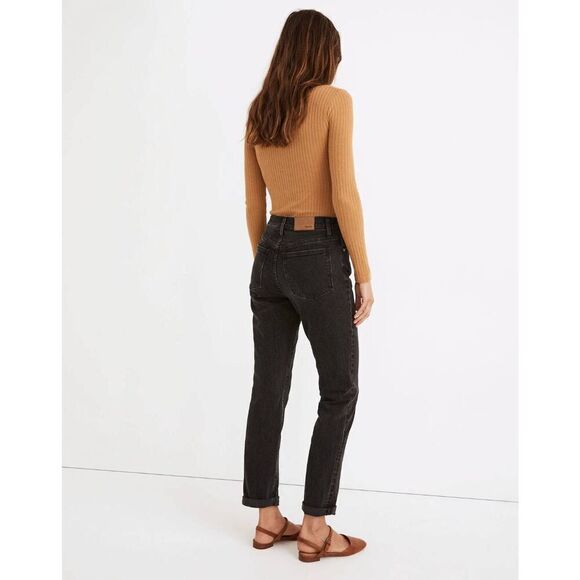 Madewell The Slim Boyjean in Lunar Wash 26 - Picture 3 of 7